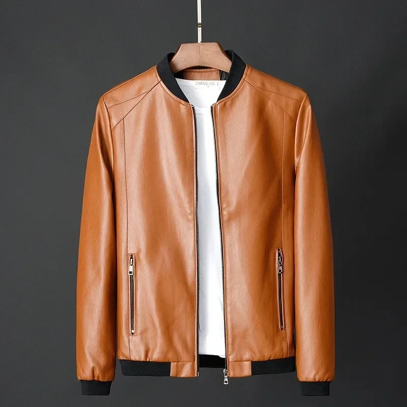 Chaqueta de motero de cuero - Imagen 5
