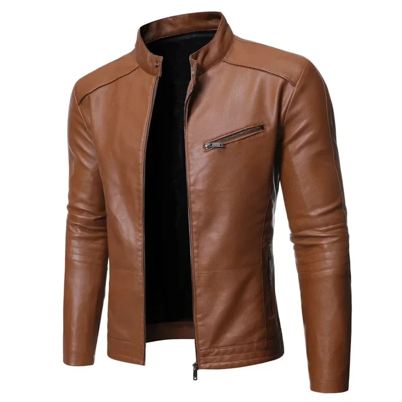 Chaqueta de cuero elegante - Imagen 4