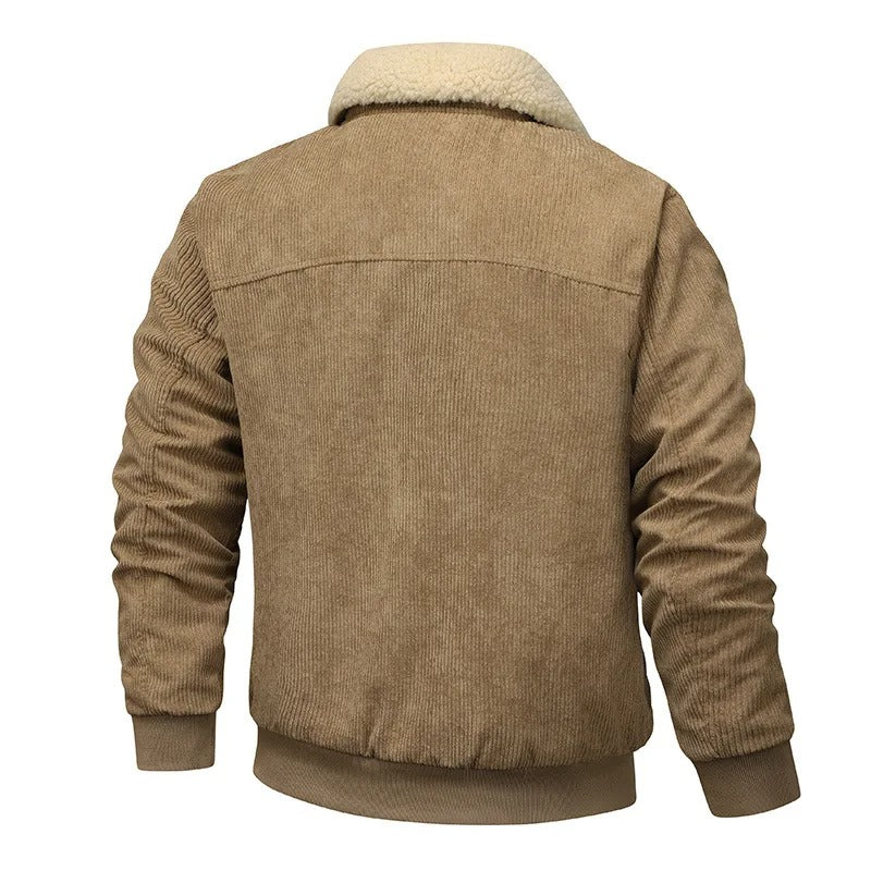Elegante chaqueta de forro polar de pana - Imagen 6