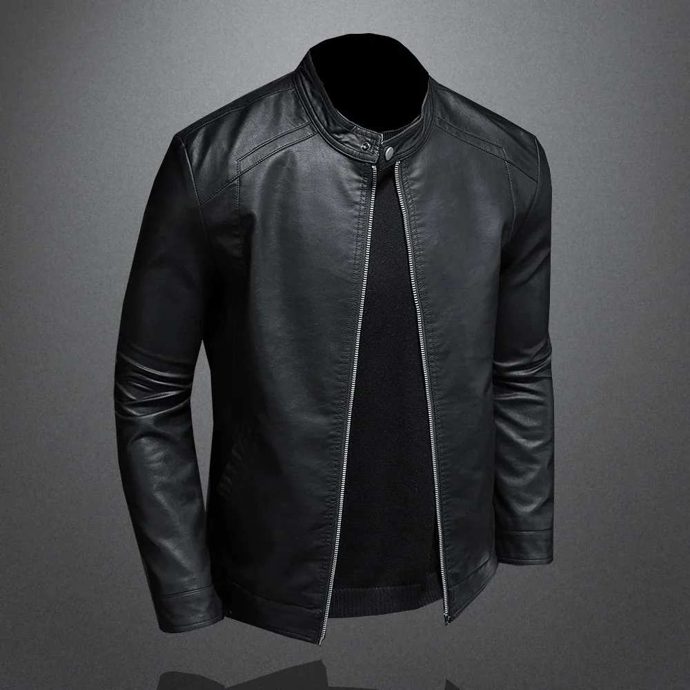 Chaqueta de cuero clásica - Imagen 6