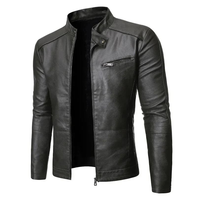 Chaqueta de cuero elegante - Imagen 3