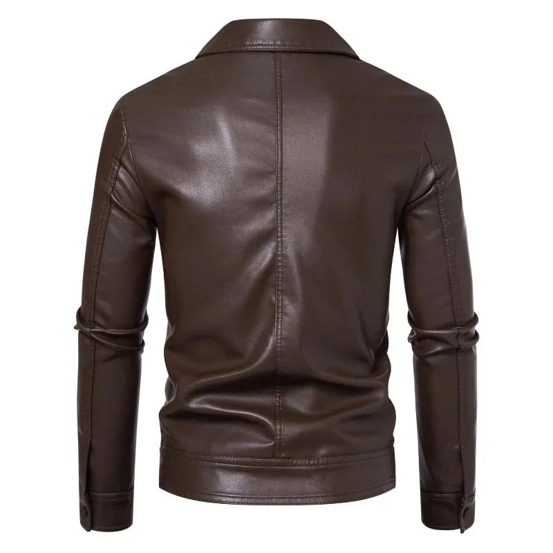 Chaqueta de cuero informal de estilo ejecutivo - Imagen 6