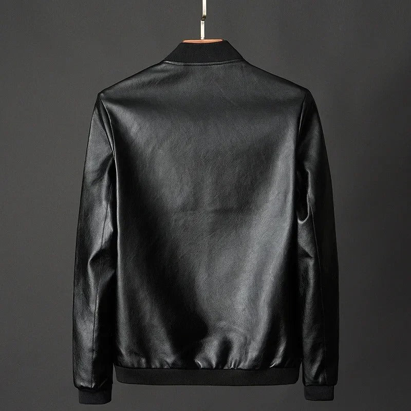 Chaqueta de motero de cuero - Imagen 7