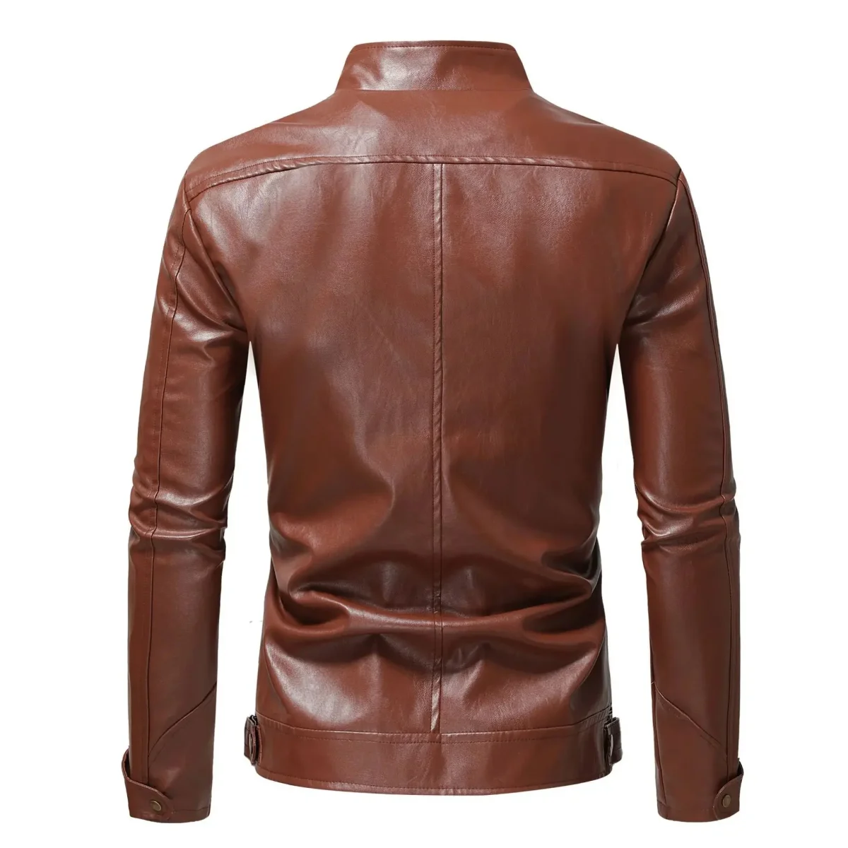 Chaqueta de cuero elegante para hombre - Imagen 6