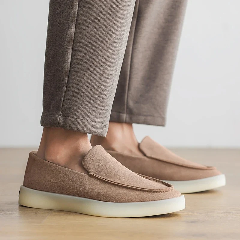 Mocasines clásicos de ante para oficina - Imagen 7