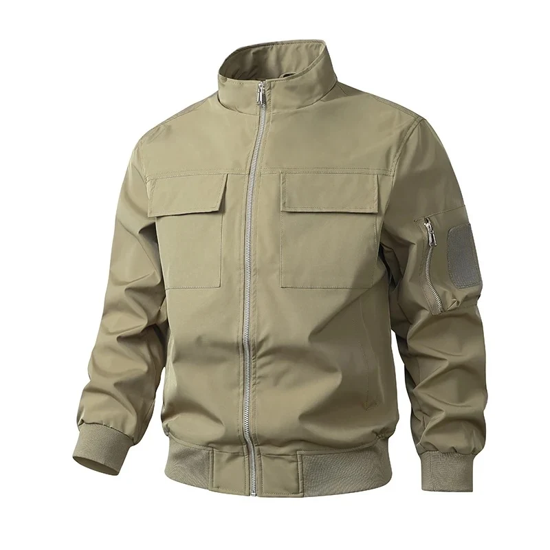 Chaqueta bomber elegante cortavientos - Imagen 5
