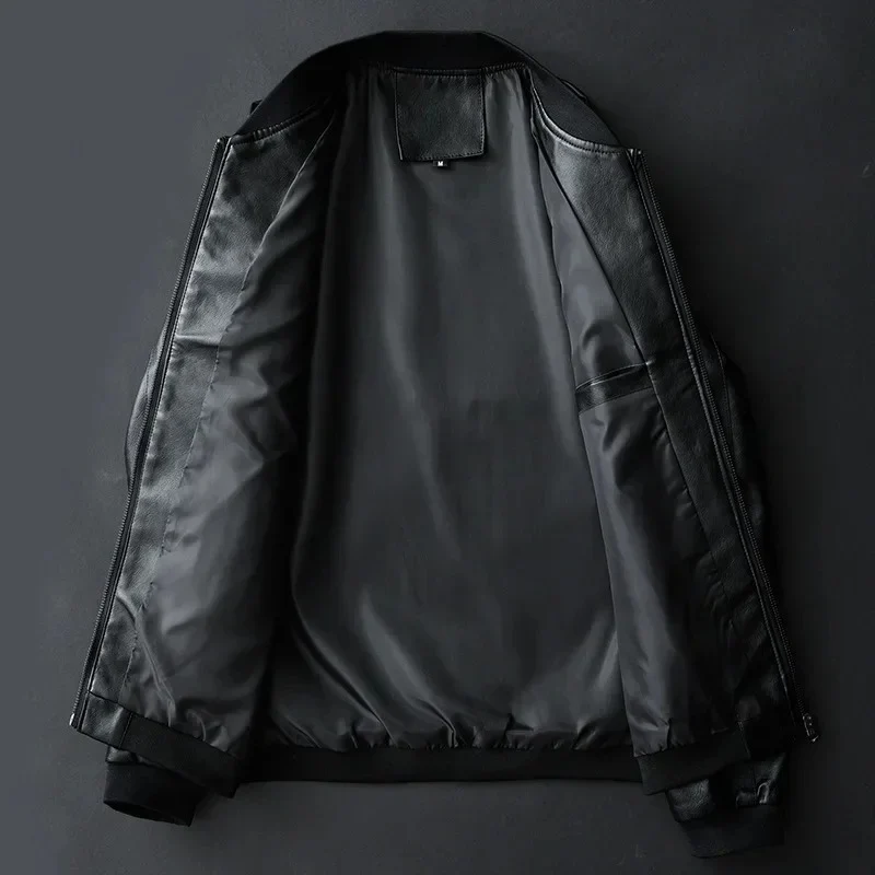 Chaqueta de motero de cuero - Imagen 6