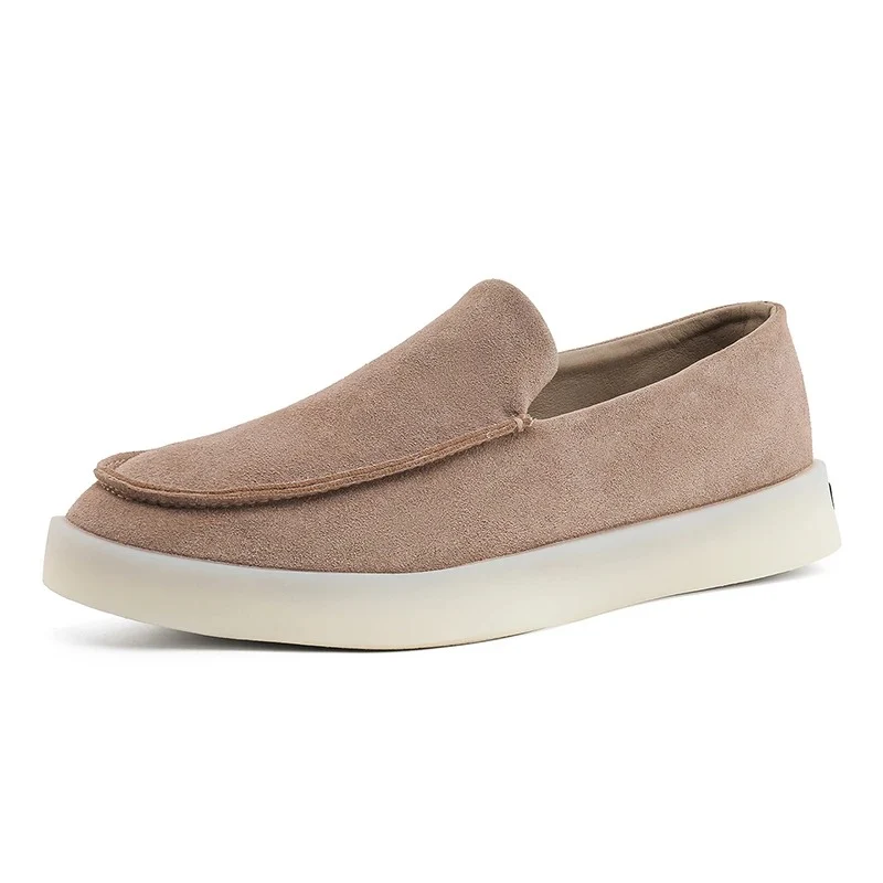 Mocasines clásicos de ante para oficina - Imagen 3