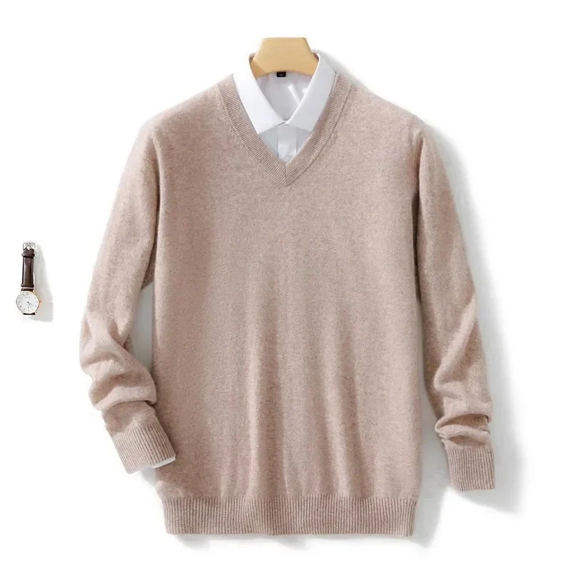 Elegante jersey con cuello en V - Imagen 5