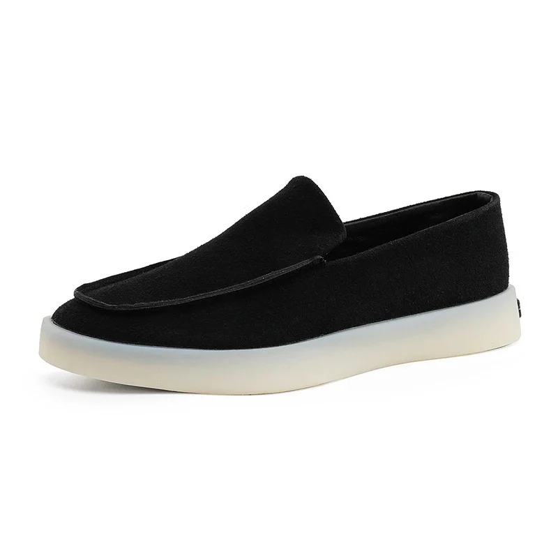 Mocasines clásicos de ante para oficina - Imagen 4
