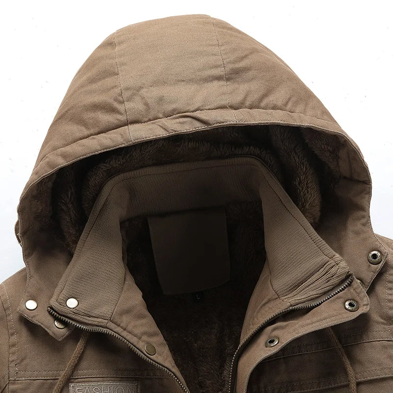Chaqueta de invierno informal de algodón - Imagen 8