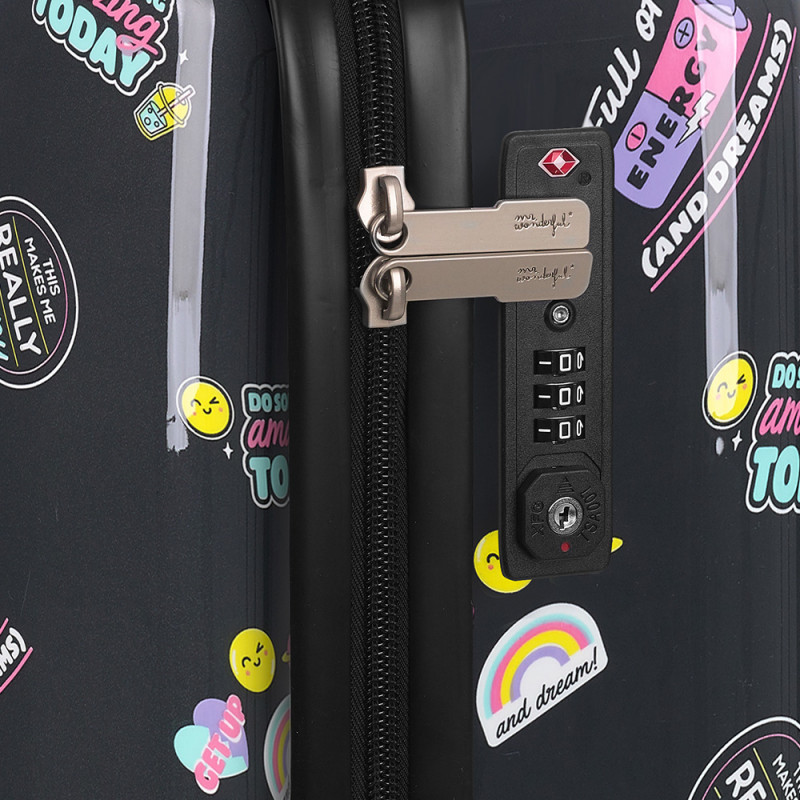 Maleta cabina 4 ruedas Gabol Mr.Wonderful SMILE 91906022P - Imagen 7