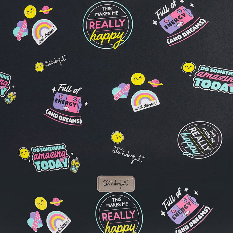 Maleta cabina 4 ruedas Gabol Mr.Wonderful SMILE 91906022P - Imagen 9
