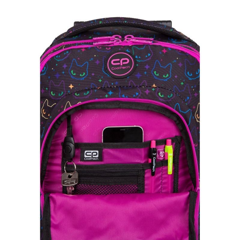 Mochila Con Ruedas BUZZER Magic Cats CoolPack 4684 - Imagen 7