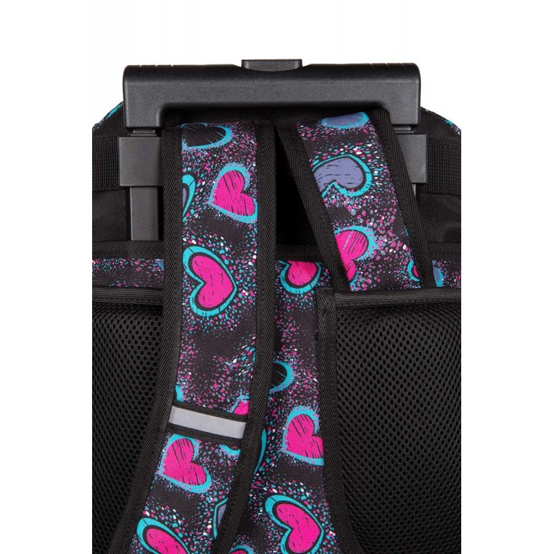 Mochila Con Ruedas BUZZER Pink Deep Love CoolPack 4562 - Imagen 4