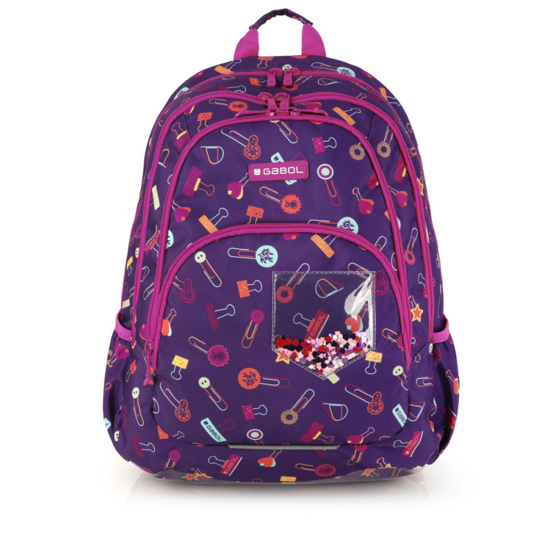 Mochila escolar 3 departamentos Gabol Diary 232840