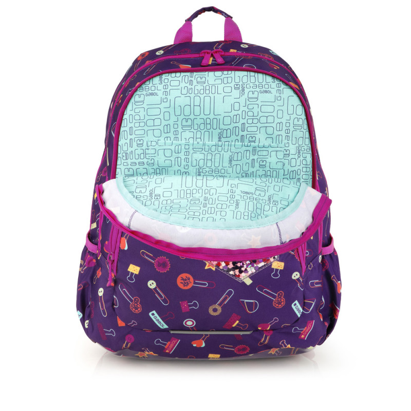 Mochila escolar 3 departamentos Gabol Diary 232840 - Imagen 5