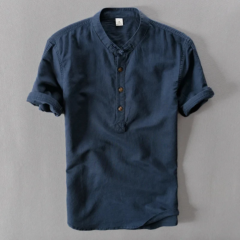Camisa elegante de verano de algodón - Imagen 7