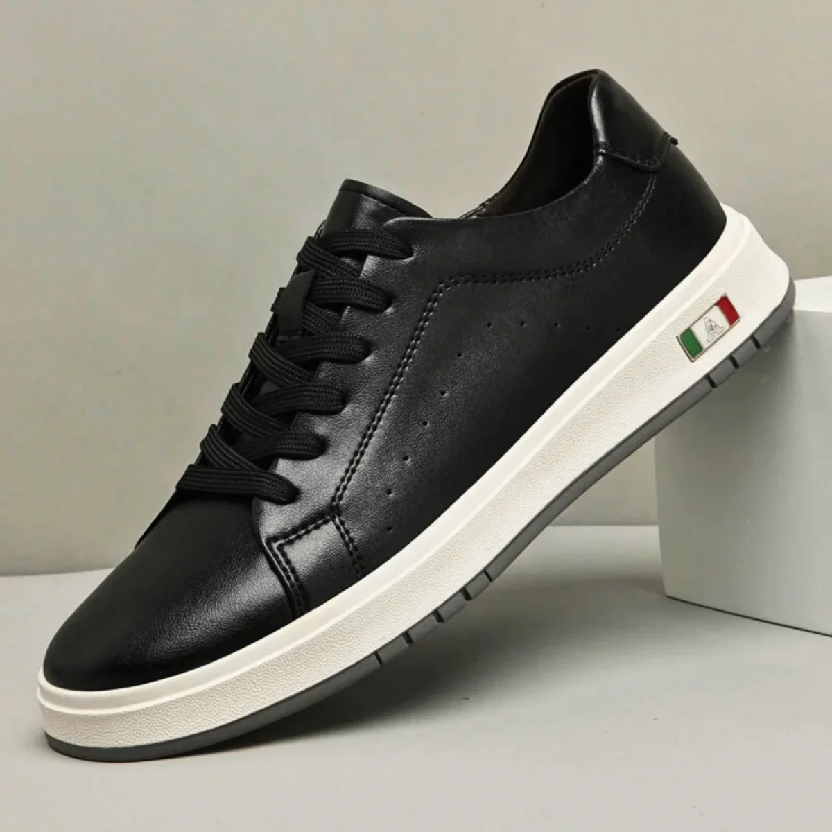 Zapatos de cuero italianos - Imagen 3