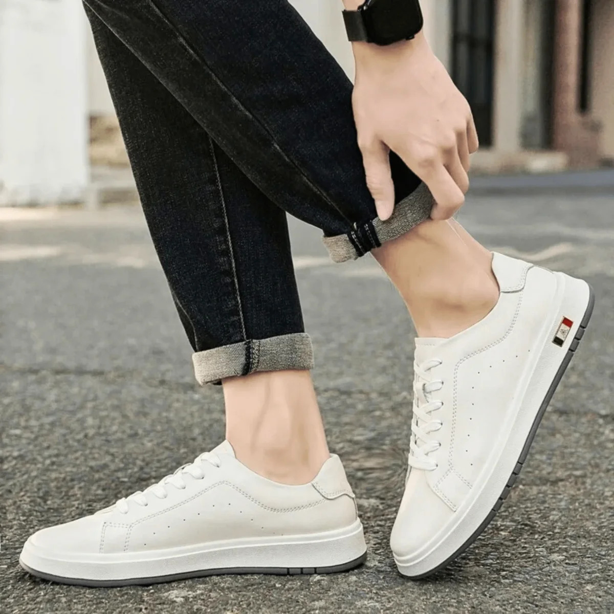 Zapatos de cuero italianos - Imagen 6
