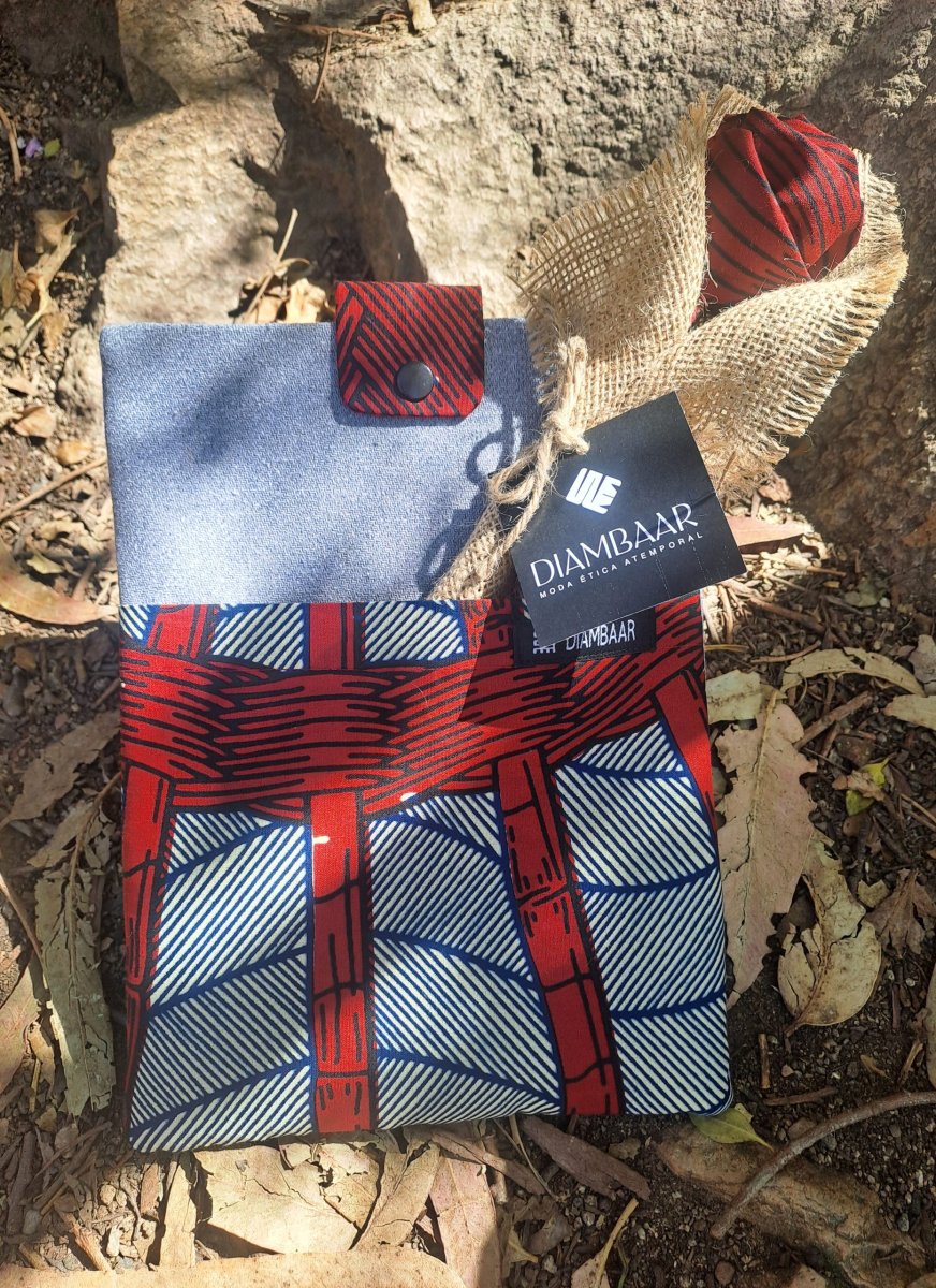 Pack funda de tablet y rosa de tela DIOP - Imagen 2