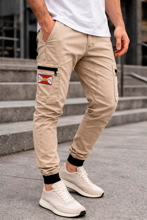 "Red Jogger cargo beige" pantalón LaSal - Imagen 2