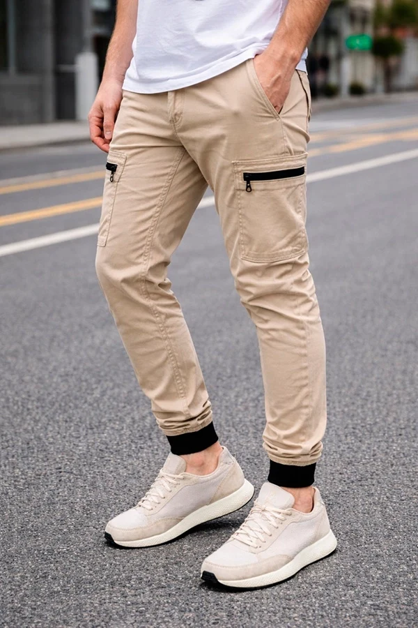 "Red Jogger cargo beige" pantalón LaSal - Imagen 5