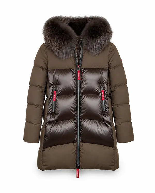 "Steffi marrón" chaquetón Dichi