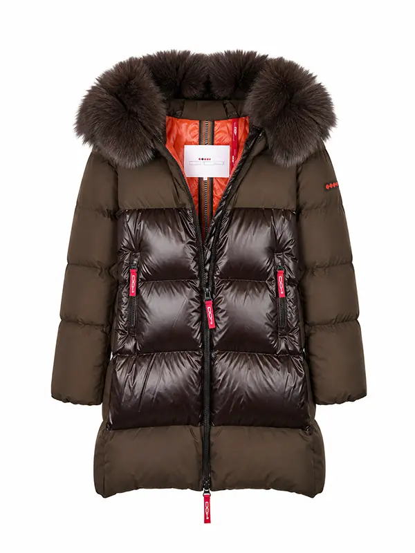 "Steffi marrón pelo abanico" chaquetón Dichi - Imagen 8