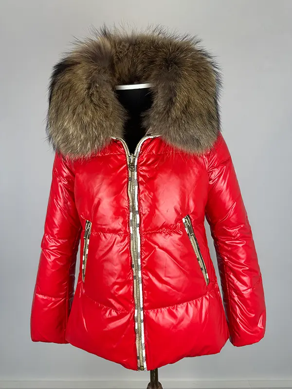 "Chopin rojo" abrigo plumas (reversible) Flo & Clo - Imagen 4