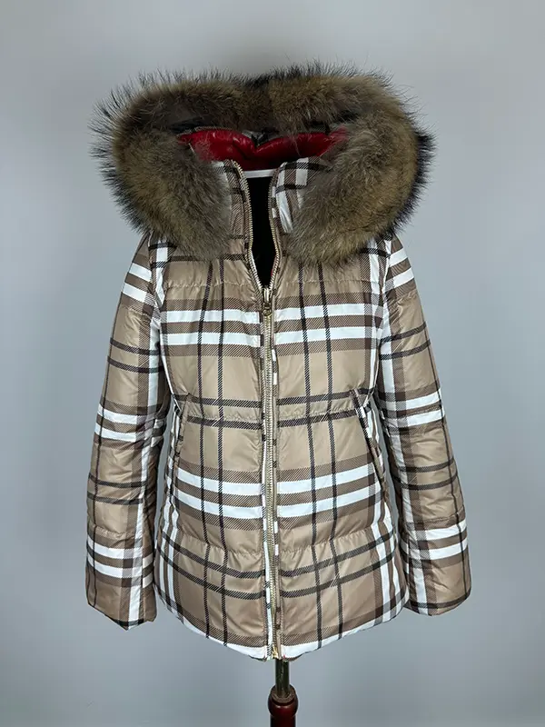 "Chopin rojo" abrigo plumas (reversible) Flo & Clo - Imagen 5