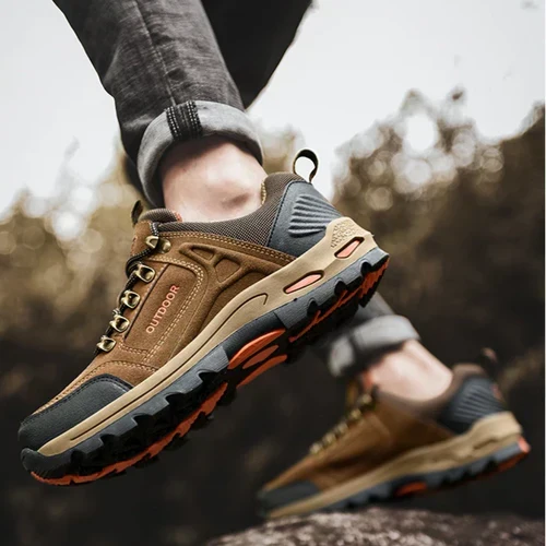 Chaussures de randonnée homme confort orthopédique trekking extérieur - Imagen 4