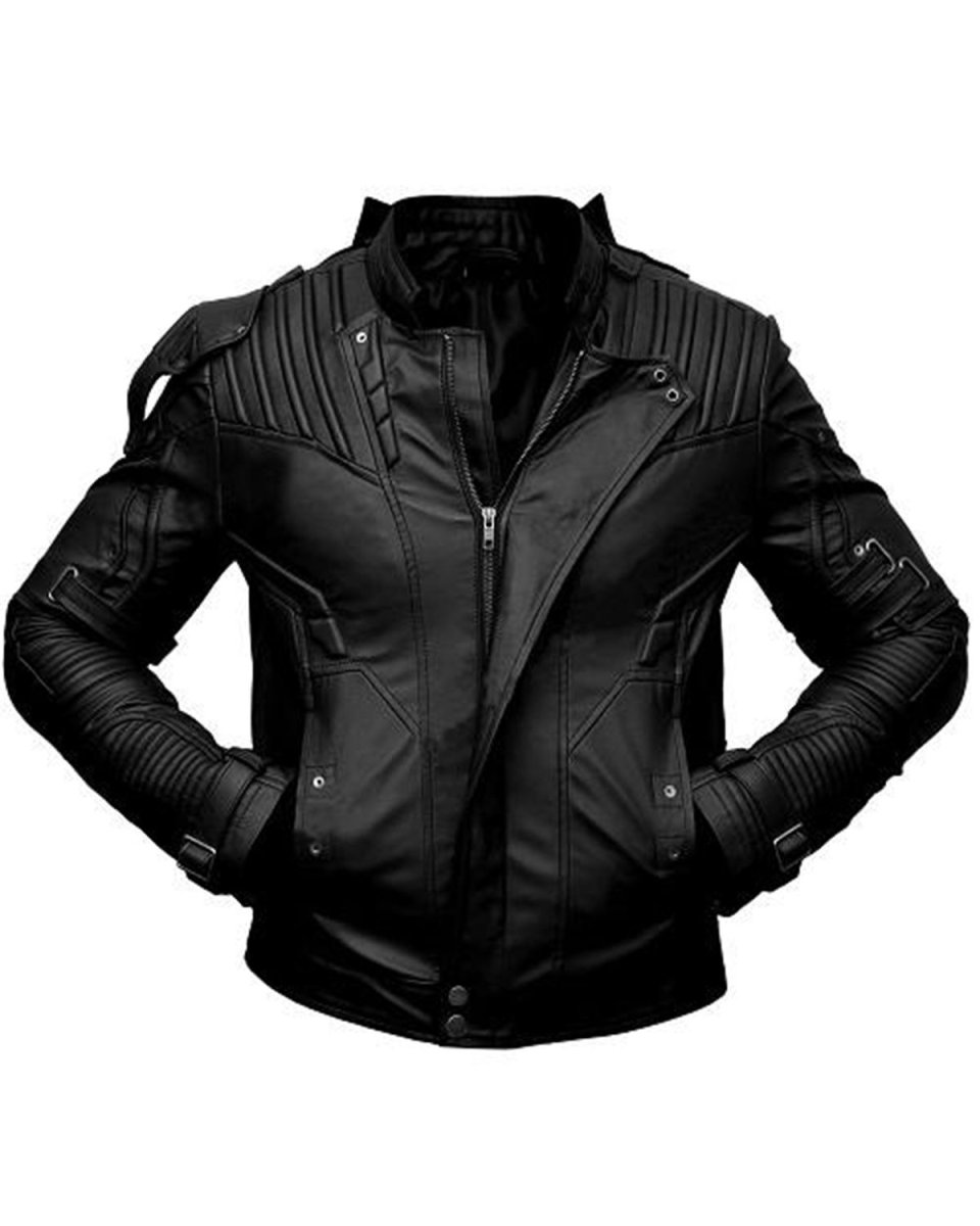 Chaqueta de moto Asher de cuero auténtico - Imagen 2