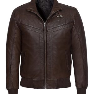 Chaqueta retro de cuero genuino Joel