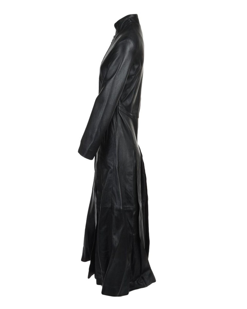 Abrigo de piel auténtica Nyla Gothic - Imagen 4