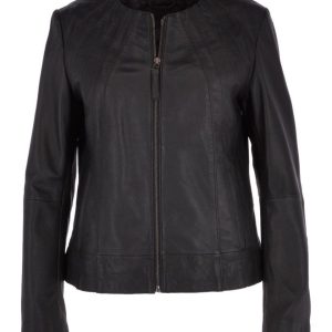 Chaqueta de piel de oveja sin cuello Maisy