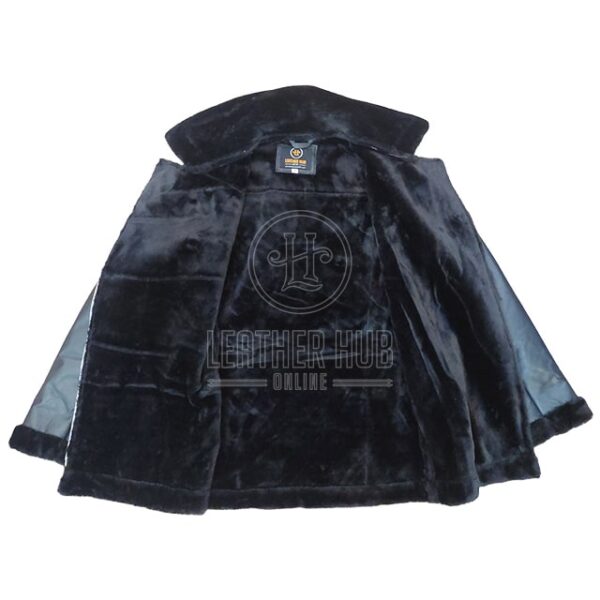 Chaqueta de aviador de cuero genuino Locke & Key Dodge - Imagen 4
