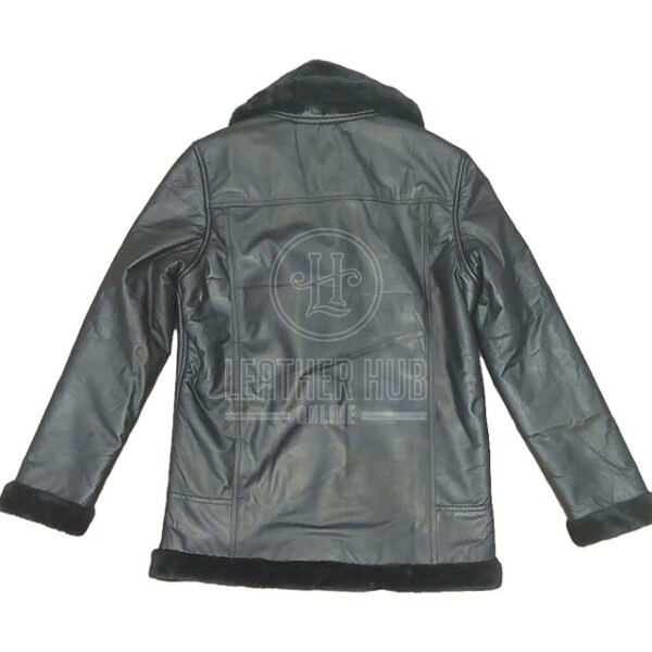 Chaqueta de aviador de cuero genuino Locke & Key Dodge - Imagen 5