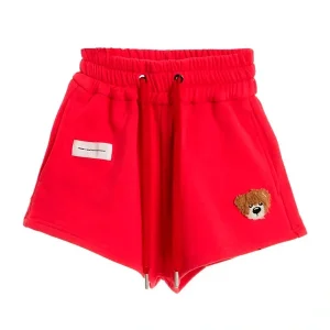 "Teddy rojo shorts" pantalón MWM
