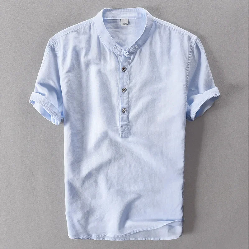 Camisa elegante de verano de algodón - Imagen 4