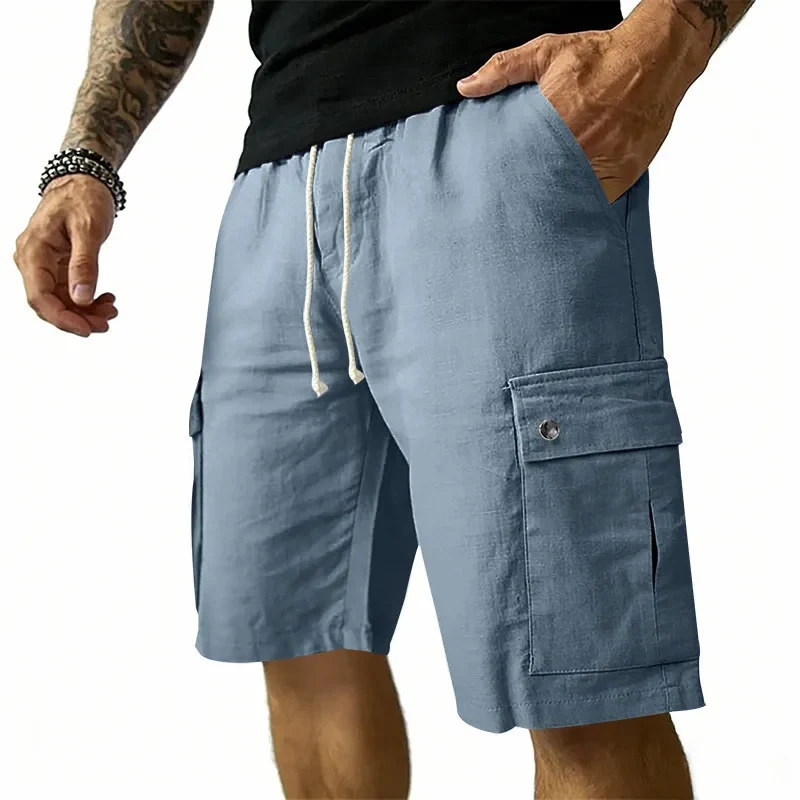 Pantalones cortos cargo elegantes - Imagen 7