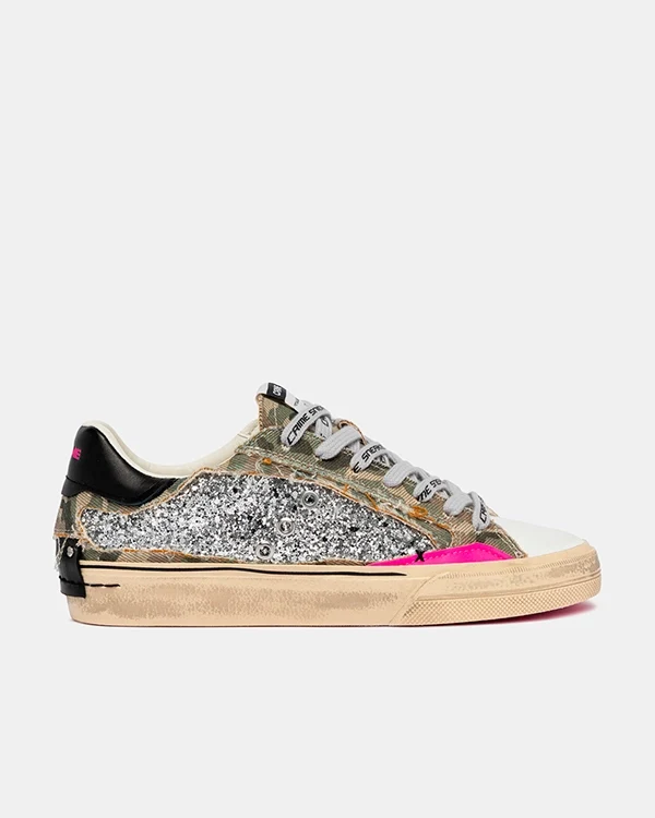 "Camo" sneakers Crime London