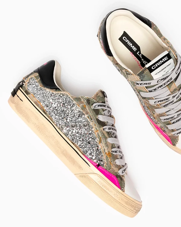 "Camo" sneakers Crime London - Imagen 5
