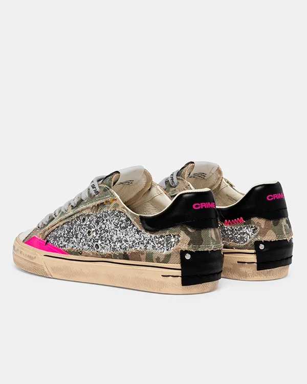 "Camo" sneakers Crime London - Imagen 4
