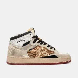 "Chelsea High Golden" sneakers Crime London
