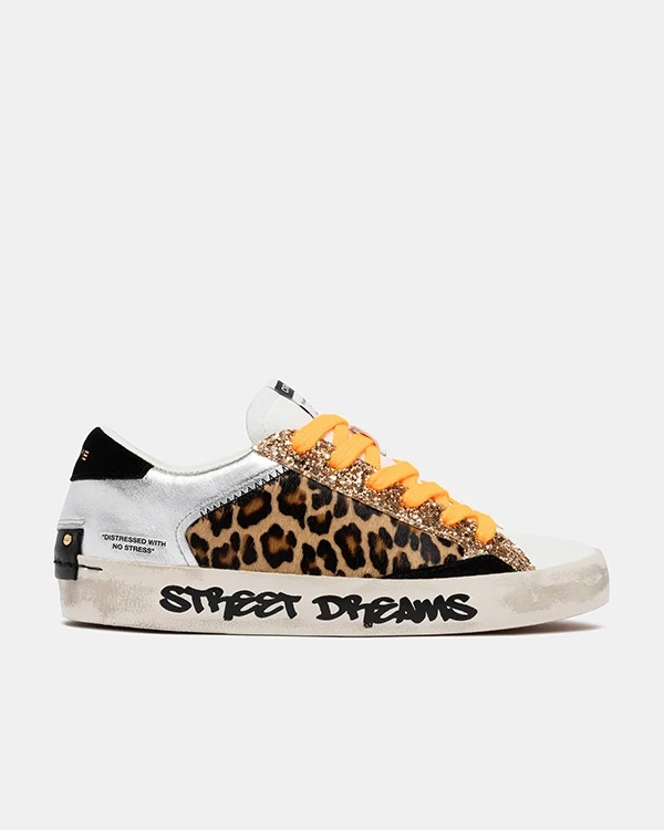 "Silver Cheetah" sneakers Crime London