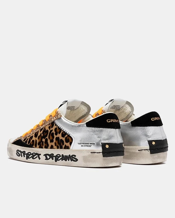 "Silver Cheetah" sneakers Crime London - Imagen 4