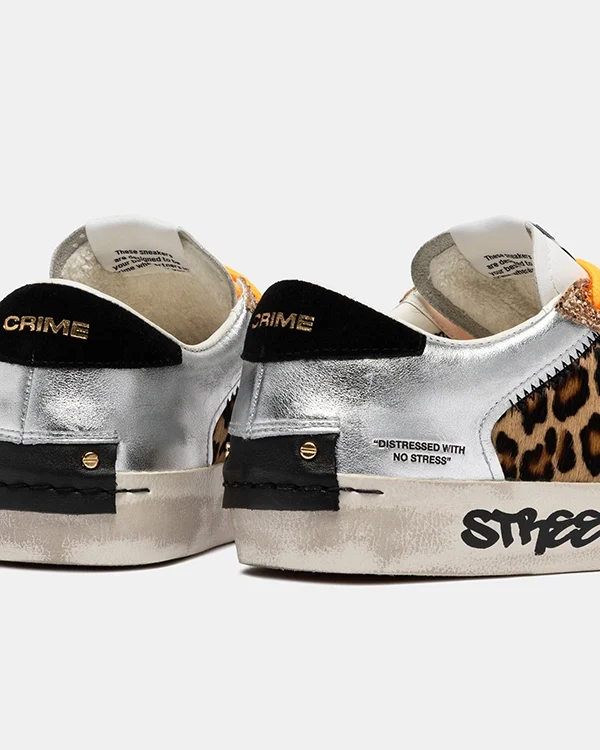 "Silver Cheetah" sneakers Crime London - Imagen 7