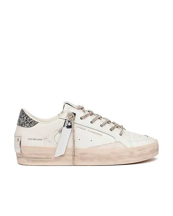 "Silver glam" sneakers Crime London - Imagen 2