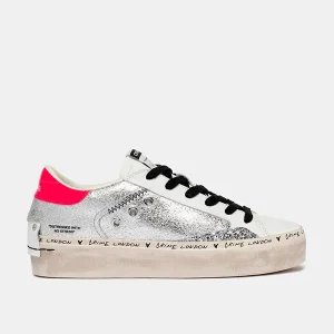 "Silver Shine" sneakers Crime London